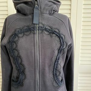 Lululemon limited edition Black scuba hoody size 8